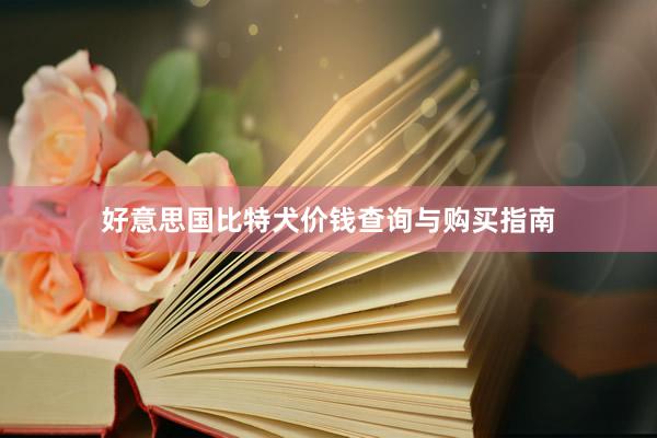 好意思国比特犬价钱查询与购买指南